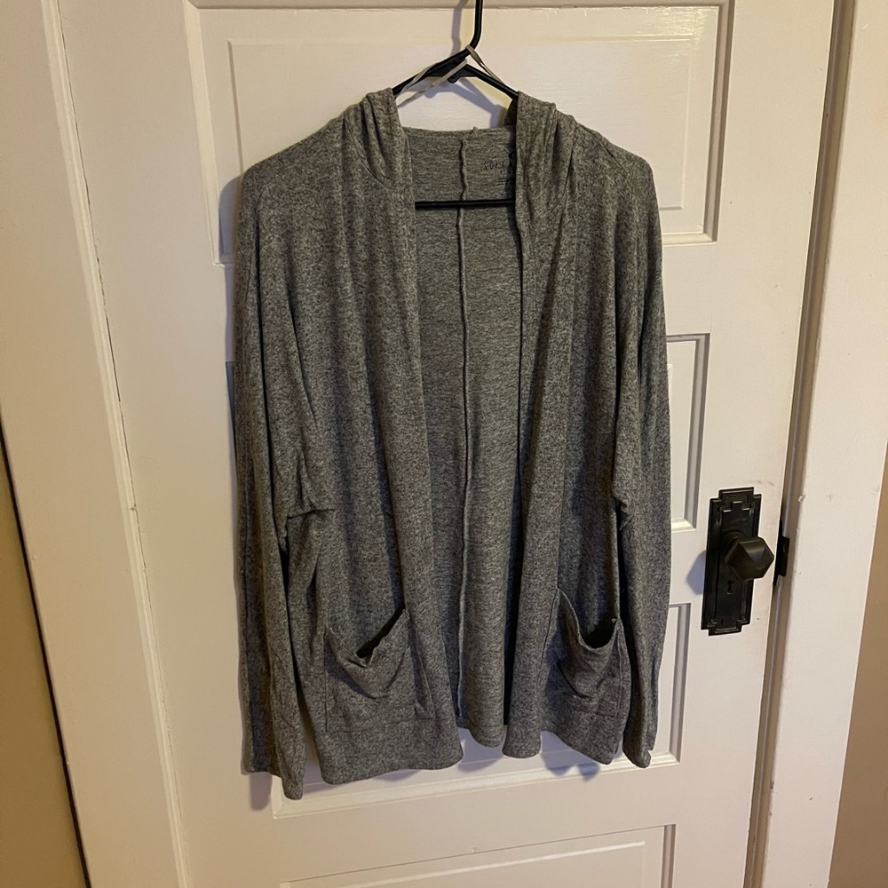 American Eagle Hooded Cardigan